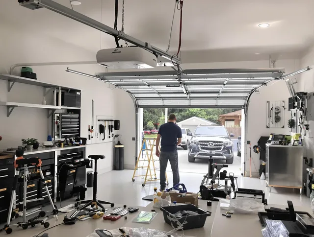Garage door opener installation by Twinsburg Garage Door Repair in Twinsburg