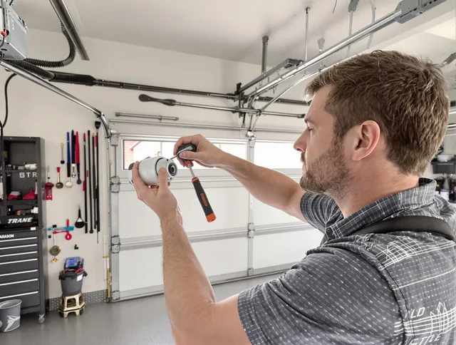Garage door opener repair service by Twinsburg Garage Door Repair in Twinsburg